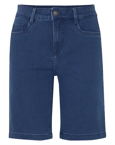 Fransa - FRLuxe Elli Shorts - Mid Blue Denim